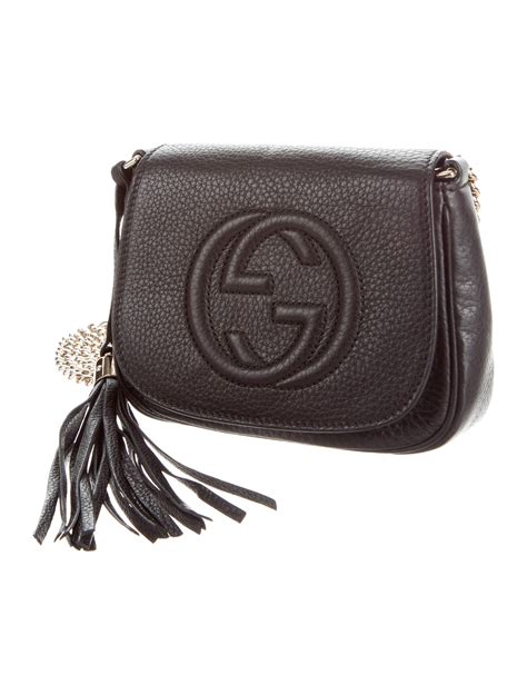 gucci soho chain strap crossbody bag|gucci soho collection crossbody.